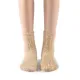 Polly Fuzzy Crew Sock | Beige