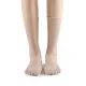 Diamond Sheer Crew Sock | Beige