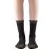 Aliyah Scallop Sparkle Crew Sock | Black Gold