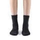 Polly Fuzzy Crew Sock | Black