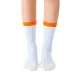 Zoe Color Block Pointelle Semi-Sheer Crew Sock | Blue