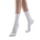 Princess Lulu Ruffle Crew Sock | White