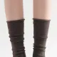 Sadie Wool Blend Slouch Mid High Sock | Brown