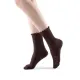 Princess Lulu Ruffle Crew Sock | Brown